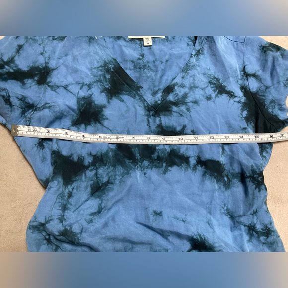 Anthropologie Cloth & Stone Liv Tie-Front Mini Dress - size XS - Picture 6 of 8